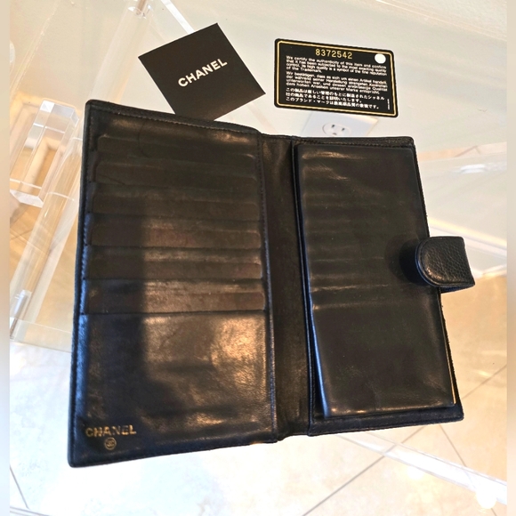 Authentic Chanel Caviar CC Leather Wallet EUC ✨️ - Picture 6 of 16